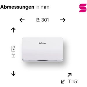 Produktbild für Handtuchspender Satino Hyginity XS, 333428, PT 3