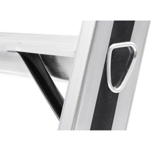 Produktbild für Stehleiter Hymer Alu Pro, 7002608, mit Plattform
