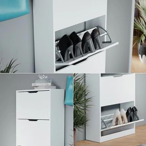 Produktbild für Schuhschrank Vicco Luca, weiß