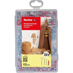 Produktbild für Schrauben-Dübel-Set Fischer 541507, EasyDIY Kinderzimmer