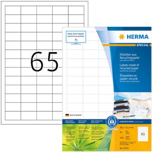 Universaletiketten Herma 10725, Special Recycling