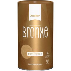 Zucker Xucker Bronxe Erythrit, brauner Rohrzucker