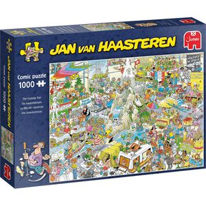 Jumbo Puzzle Jan van Haasteren - Die Urlaubsmesse, 1000 Teile, ab 12 Jahre
