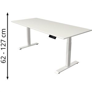 Produktbild für Schreibtisch Kerkmann Move 1 stable, weiß / weiß