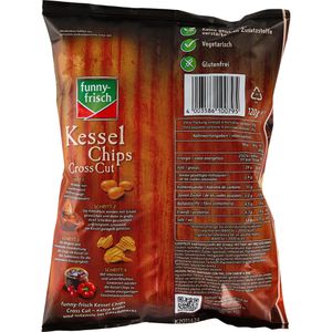 Produktbild für Chips funny-frisch Kessel Cross Cut BBQ Style