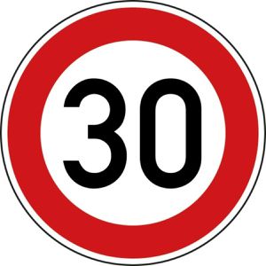 Verkehrsschild SafetyMarking StVO zugelassen