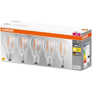 Produktbild für LED-Lampe OSRAM Base Classic A Filament, E27