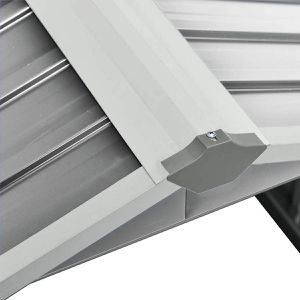 Produktbild für Mähroboter-Garage vidaXL 150908, grau, aus Metall