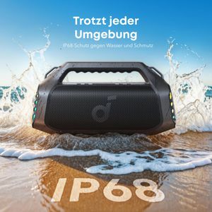 Produktbild für Bluetooth-Lautsprecher Soundcore Boom 2 Pro, schwarz
