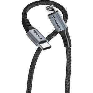 Produktbild für Ladekabel Verbatim Sync &amp; Charge, schwarz, 1,2m