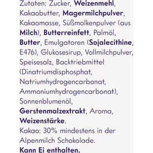 Produktbild für Tafelschokolade Milka Lu Kekse