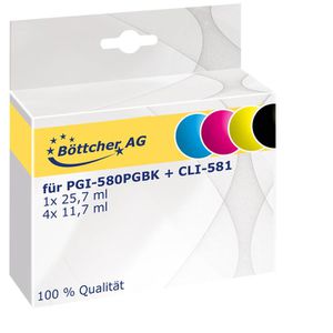 Produktbild für Tinte Böttcher-AG für Canon PGI-580PGBK XXL