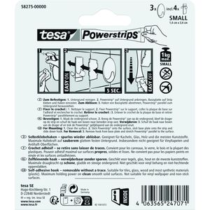 Produktbild für Klebehaken Tesa 58275 Powerstrips Haken Small Oval