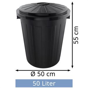 Produktbild für Mülleimer Keeeper Supermax-Tonne, graphite