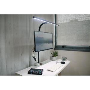 Produktbild für Schreibtischlampe Unilux Strata 80, schwarz, LED, dimmbar