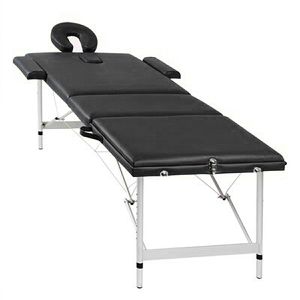 Produktbild für Massageliege vidaXL Massagetisch, aus Aluminium, mit Armlehnen