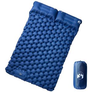 Isomatte vidaXL 4007103, marineblau, aufblasbar