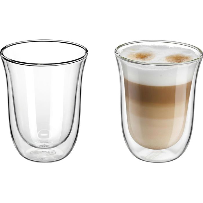 DeLonghi Kaffeegläser 5513214611 Latte Macchiato, doppelwandig, 330ml, 2 Stück – Böttcher AG