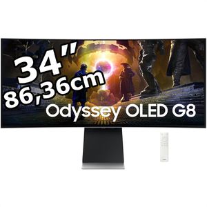 Produktbild für Monitor Samsung Odyssey G8, S34DG850SU, 34 Zoll