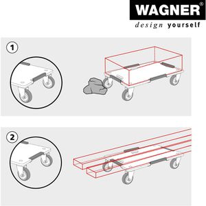 Produktbild für Transportroller Wagner-System Barrera, MM1381
