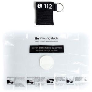 Produktbild für Beatmungsmaske Flexeo schwarz, nach DIN 13154