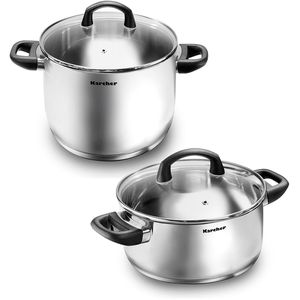 Produktbild für Topfset Karcher Mia 125457, Edelstahl