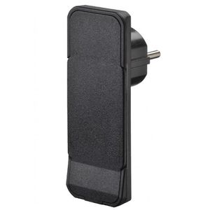 Produktbild für Schutzkontaktstecker Bachmann Flat Plug 933.001, schwarz