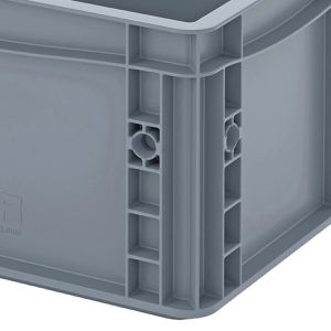 Produktbild für Eurobox AUER EG 32/17 HG, grau, 7,6 Liter