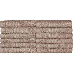 Handtuch NatureMark Premium, sand-beige, 30 x 50 cm