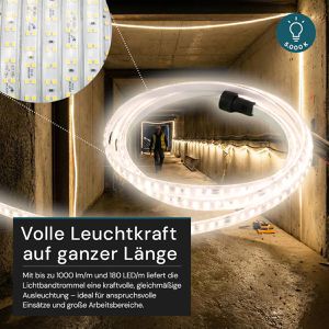 Produktbild für Lichtschlauch Luxula LX700110, LED, neutralweiß