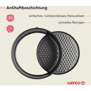 Produktbild für Backform wenco 555425 Mini-Backform, mit Flachboden, aus Stahl