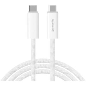 Produktbild für Ladekabel 4smarts PremiumCord, weiß, 1,5m