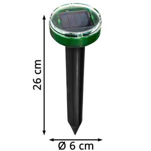 Produktbild für Tiervertreiber Alma-Garden Wühlmaus- &amp; Maulwurf-Schreck, Solar
