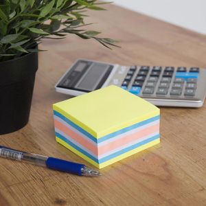 Produktbild für Haftnotizen D.RECT Super Sticky Notes Mango, 110626, neon