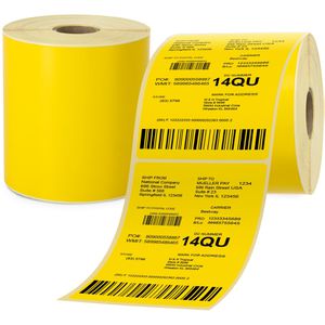 Thermoetiketten Böttcher-AG für Zebra, gelb