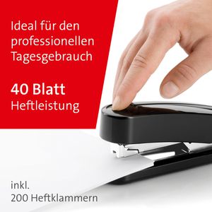 Produktbild für Heftgerät Novus B4, 020-1267, inkl. 200 Heftklammern