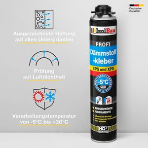 Produktbild für Klebeschaum IsolBau ISBDSK750-1-V, Profi, 1K, WDVS