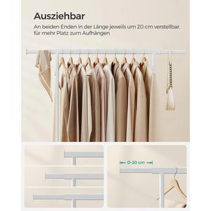 Produktbild für Garderobenständer Songmics HSR013W01, weiß