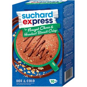 Kakao Suchard Express Nougat Choco & Hazelnut Biscuit, Pulver