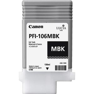Produktbild für Tinte Canon PFI-106MBK schwarz matt