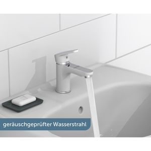 Produktbild für Waschtischarmatur Schütte Alaska, weiß