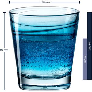 Produktbild für Trinkgläser Leonardo Vario Struttura 026844 farbig