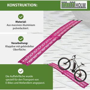 Produktbild für Auffahrrampe Trutzholm 21423901, pink, 2 Stück