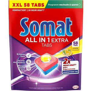 Spülmaschinentabs Somat All in 1 Extra, Zitrone