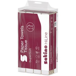 Produktbild für Papierhandtücher Satino HiLine, 274980, PT2, weiß, 2-lagig