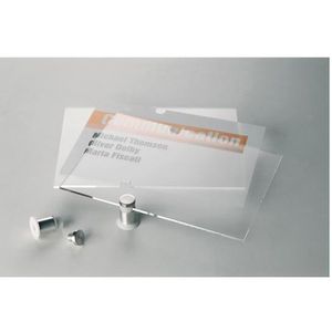 Produktbild für Türschild Durable 4826-19 Crystal Sign A3