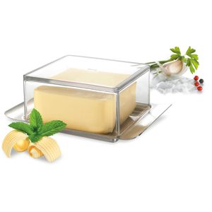 Produktbild für Butterdose Gefu Brunch 33621, aus Edelstahl / Kunststoff