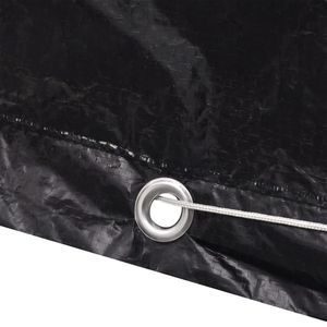 Produktbild für Gartenmöbel-Abdeckung vidaXL 45125, schwarz