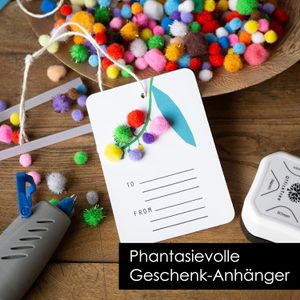 Produktbild für Pompons OfficeTree 3331, farbig sortiert