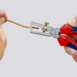 Produktbild für Abisolierzange Knipex 11 05 160, universal